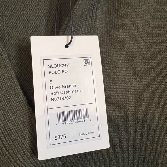 NEW WITH TAG | Women’s Theory Polo Cashmere Sweater (Size Small) - Picture 6 of 6